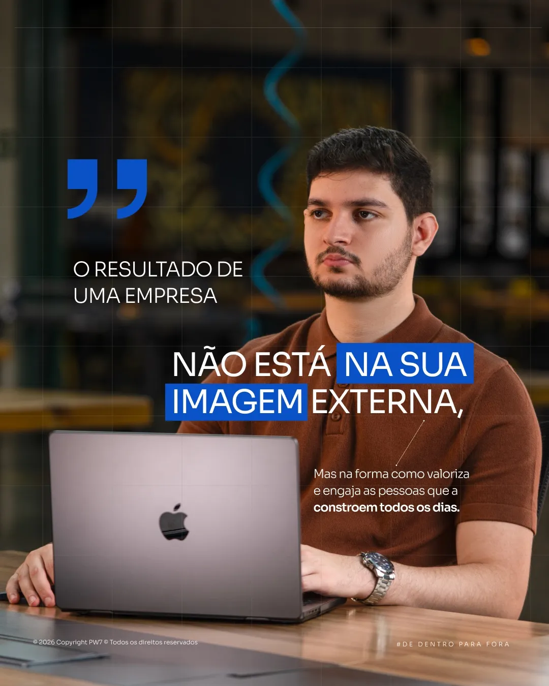 O resultado de uma empresa